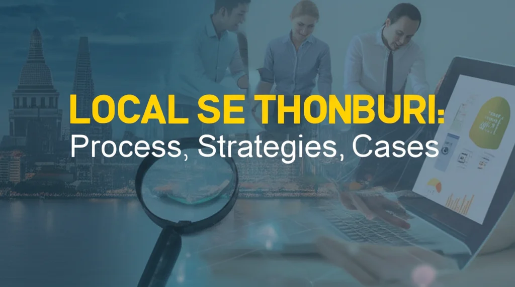บริการรับทำ SEO ท้องถิ่นในธนบุรี: ขั้นตอน กลยุทธ์ และกรณีศึกษาที่ได้ผลจริง
