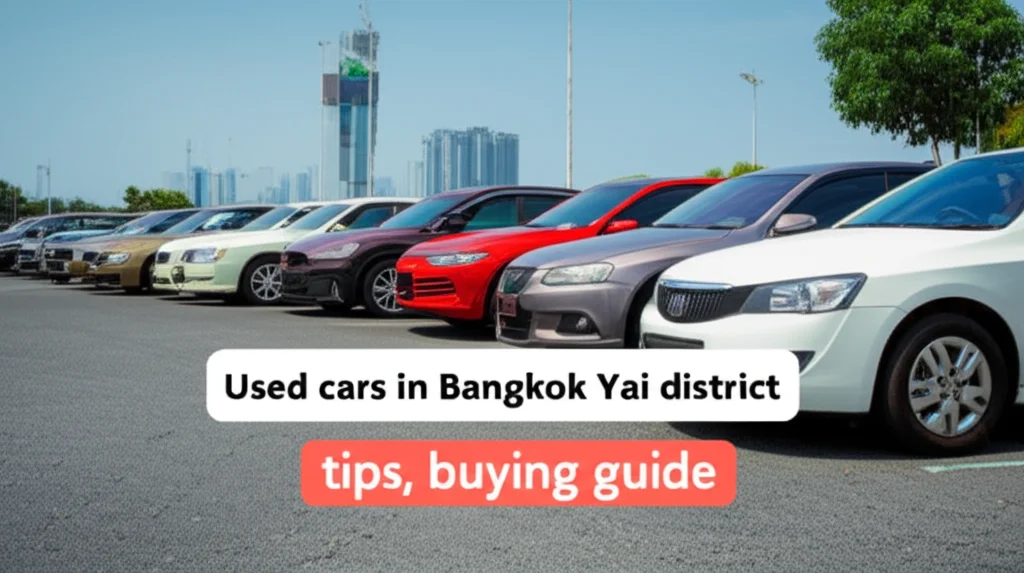 รถมือสอง เขตบางกอกใหญ่: คู่มือเลือกซื้อ ข้อควรรู้ ราคา และแหล่งรถเชื่อถือได้