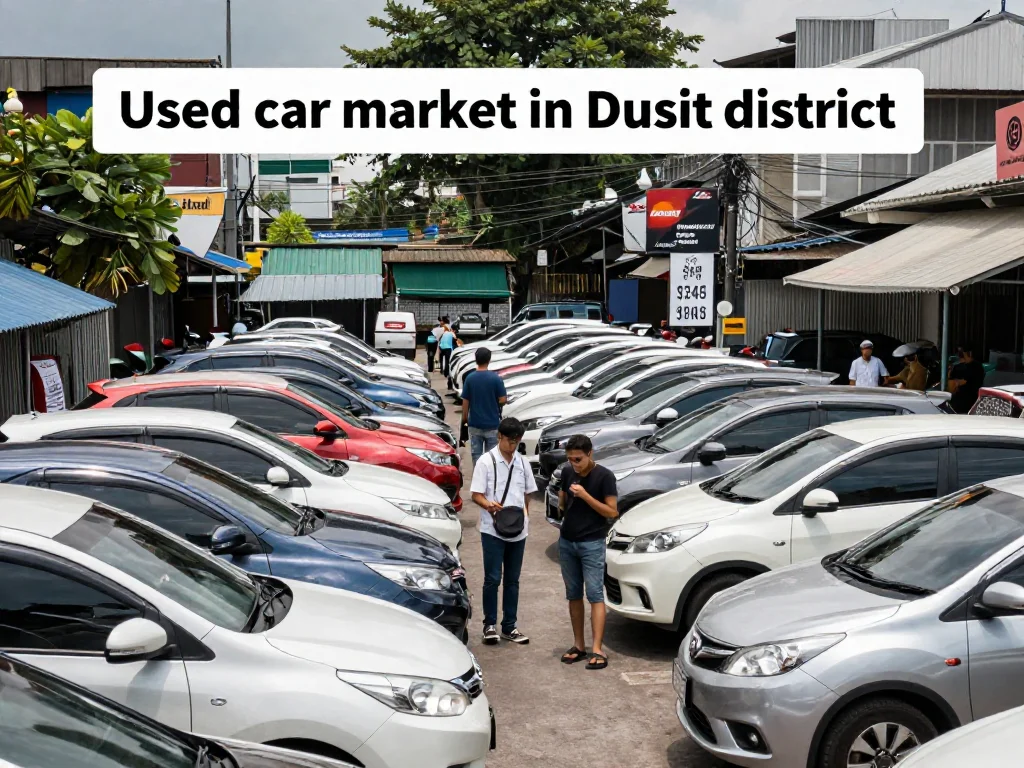 ทำความเข้าใจตลาดรถมือสองในเขตดุสิต — แนวโน้มราคา ยี่ห้อยอดนิยม และจุดซื้อต่างๆ