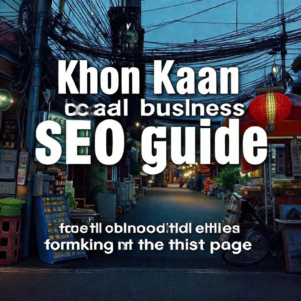 รับทำ SEO ขอนแก่น: คู่มือครบถ้วนสำหรับธุรกิจท้องถิ่นที่ต้องการขึ้นหน้าแรก