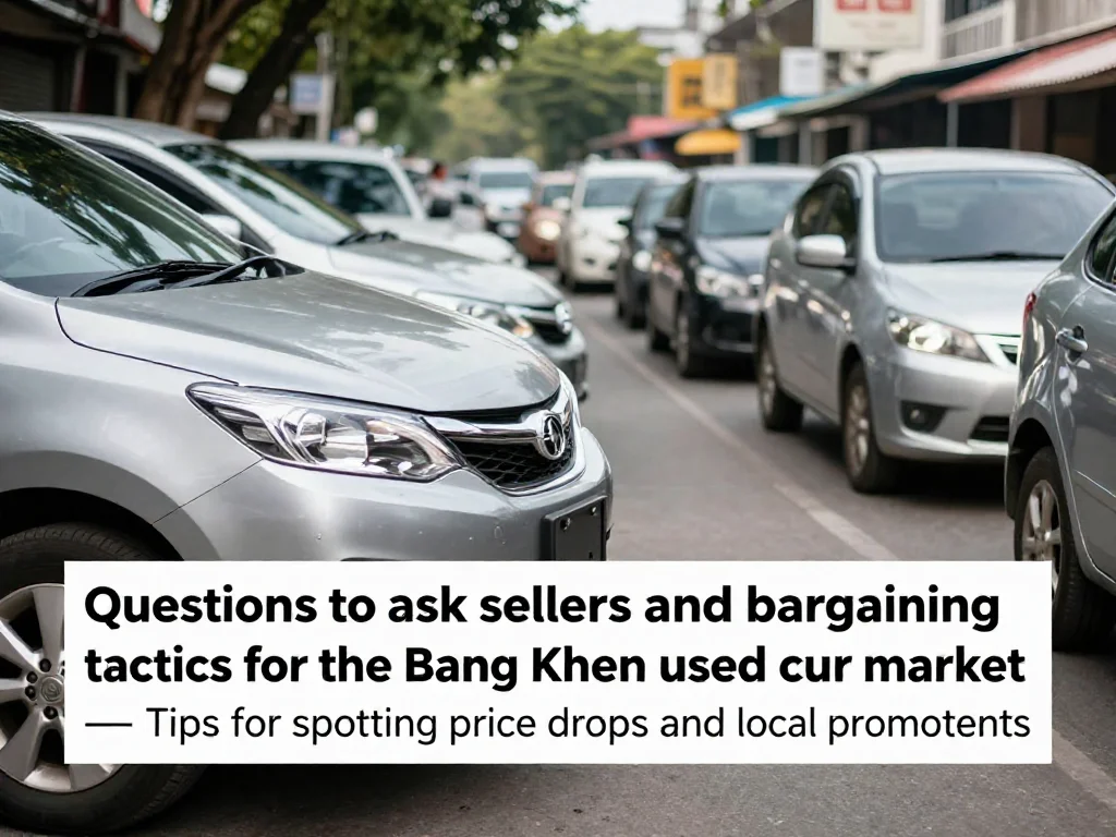 คำถามที่ควรถามผู้ขายและเทคนิคการต่อรองราคาเฉพาะตลาดรถมือสองในบางเขน — เคล็ดลับอ่านสัญญาณราคาตกและโปรโมชันท้องถิ่น