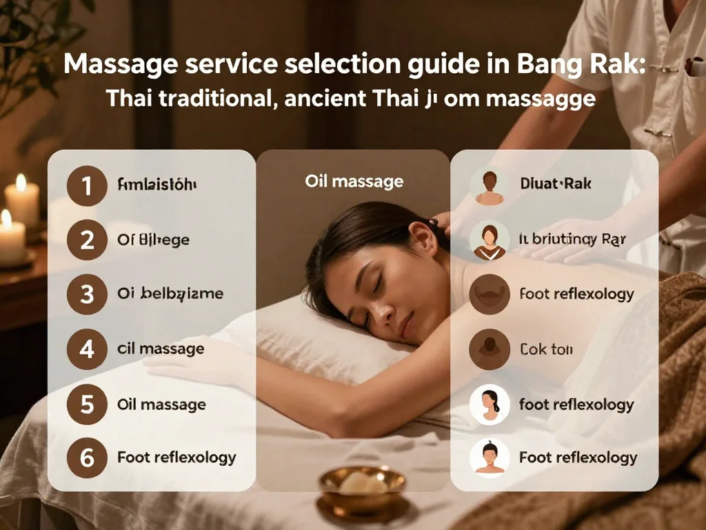 เคล็ดลับเลือกประเภทนวดและบริการที่เหมาะกับความต้องการในเขตบางรัก (นวดแผนไทย, นวดแผนโบราณ, นวดน้ำมัน, นวดเท้า)