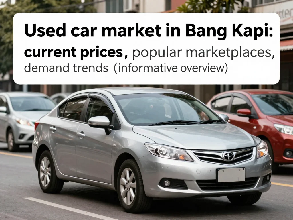 แนะนำภาพรวมตลาดรถมือสองในเขตบางกะปิ: ราคาปัจจุบัน แหล่งซื้อขายยอดนิยม และแนวโน้มความต้องการ