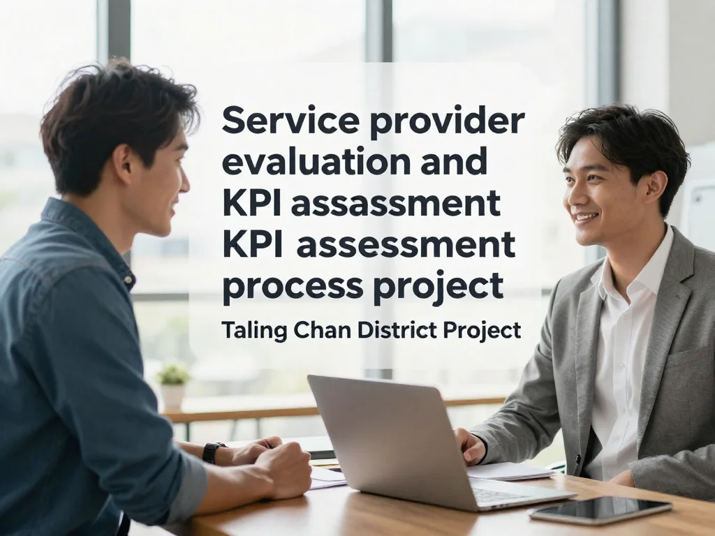 ขั้นตอนการประเมินผู้ให้บริการและตัวชี้วัดความสำเร็จ (KPI) สำหรับโปรเจ็กต์เขตตลิ่งชัน