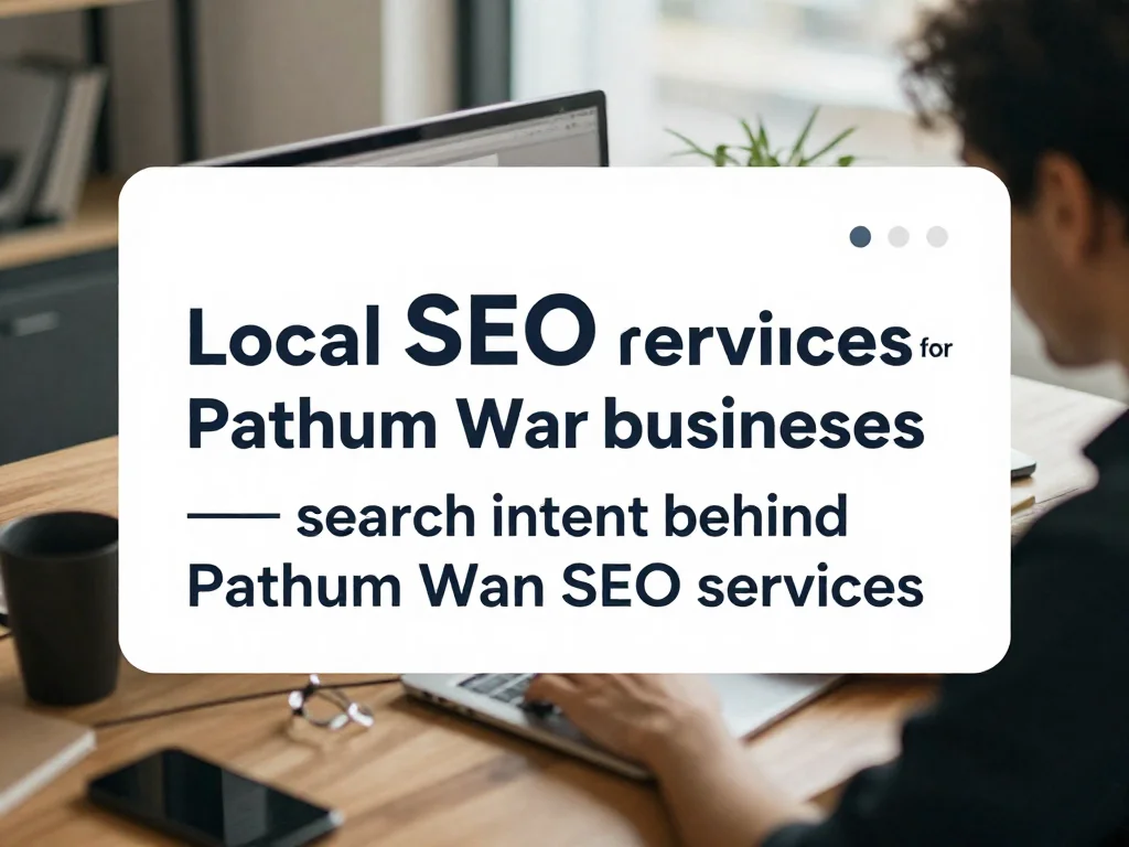 ทำไมธุรกิจในเขตปทุมวันต้องใช้บริการรับทำ SEO ท้องถิ่น และเจตนาการค้นหาเบื้องหลังคำว่า “รับทำ SEO เขตปทุมวัน”