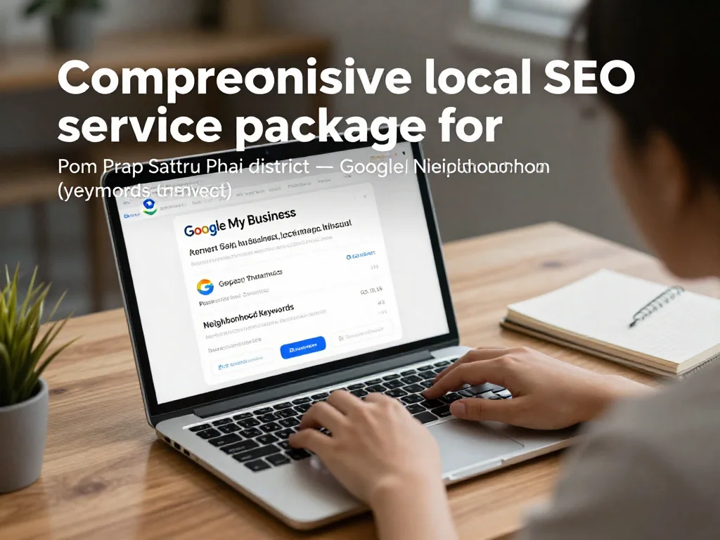 บริการ Local SEO แบบครบวงจรสำหรับเขตป้อมปราบศัตรูพ่าย: สิ่งที่ควรมีในแพ็กเกจ (Google My Business, แผนที่, คีย์เวิร์ดท้องถิ่น)
