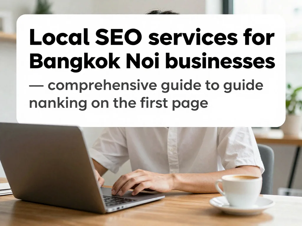 รับทำ SEO เขตบางกอกน้อย: คู่มือครบจบสำหรับธุรกิจท้องถิ่นที่ต้องการขึ้นหน้าแรก