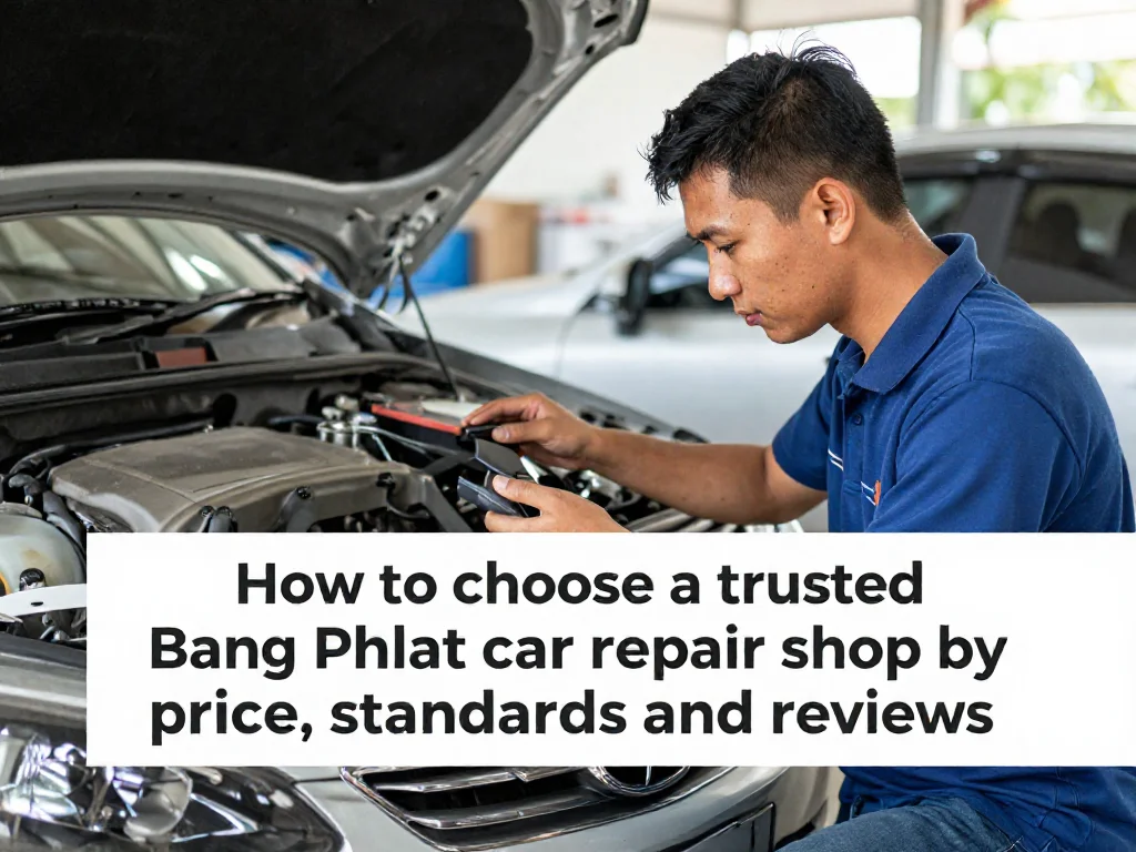 วิธีเลือกอู่ซ่อมรถเขตบางพลัดให้ตรงใจ ทั้งราคา มาตรฐาน และรีวิว