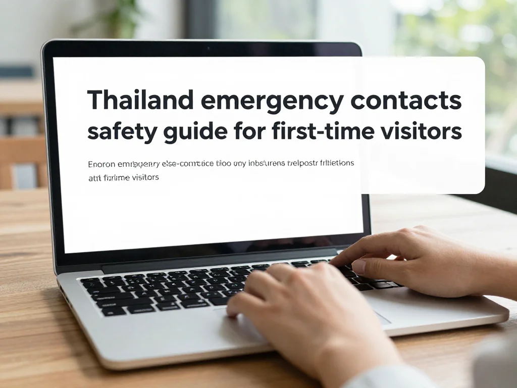 Emergency Contacts in Thailand for First-Time Visitors: A Practical Safety Guide