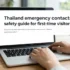 Emergency Contacts in Thailand for Budget Backpackers: Stay Safe and Avoid Legal Trouble