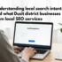 บริการ Local SEO สำหรับธุรกิจในดุสิต: เทคนิคสำคัญ (Google My Business, คีย์เวิร์ดเชิงภูมิศาสตร์, รีวิวท้องถิ่น)